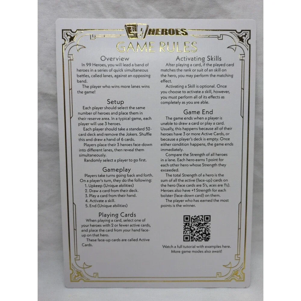 L99 Games 99 Heroes Quarterly Vol 3 Expansion